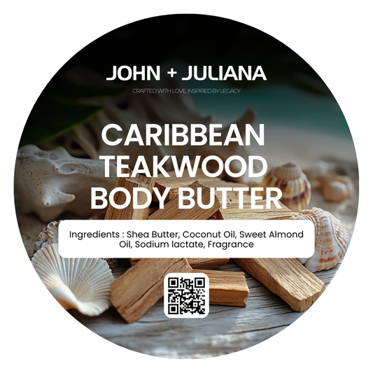 J+J Body Butter | Caribbean Teakwood