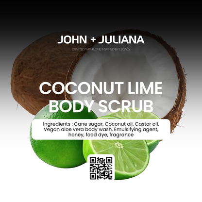 J+J Sugar Scrub | Coconut Lime