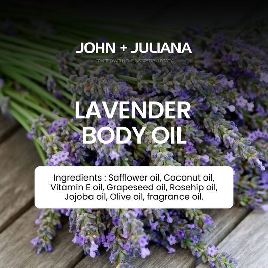 J + J | Scented Body Oil | Lavender