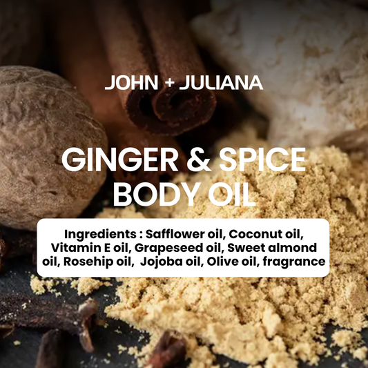 J + J | Scented Body Oil | Ginger & Spice