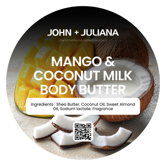 J+J Body Butter | Mango & Coconut Milk