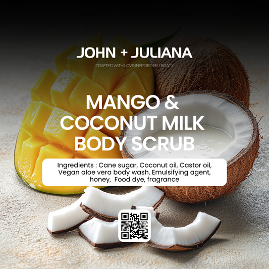 J+J Sugar Scrub | Mango & Coconut Milk