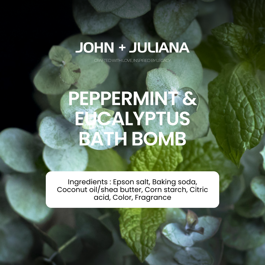 Bath Salt & Bath Bomb | Peppermint & Eucalyptus