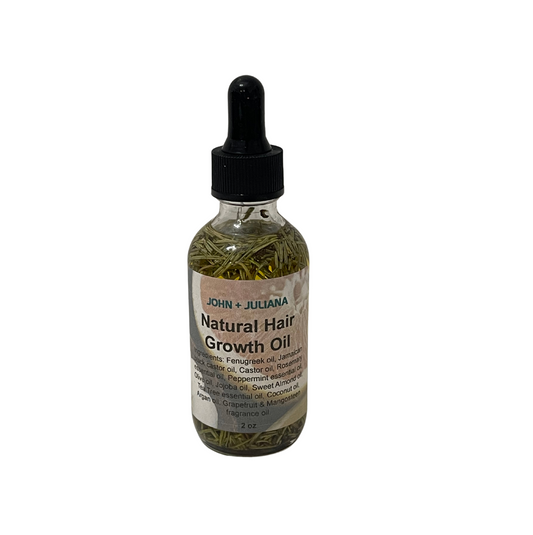 J+J | Natural Hair Growth Oil | Grapefruit & Mangosteen