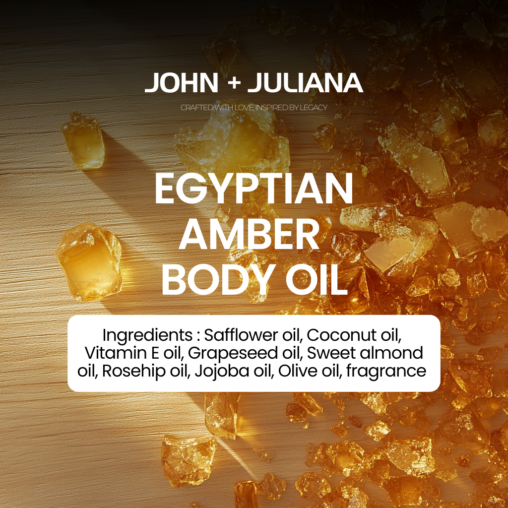 J + J | Scented Body Oil | Egyptian Amber