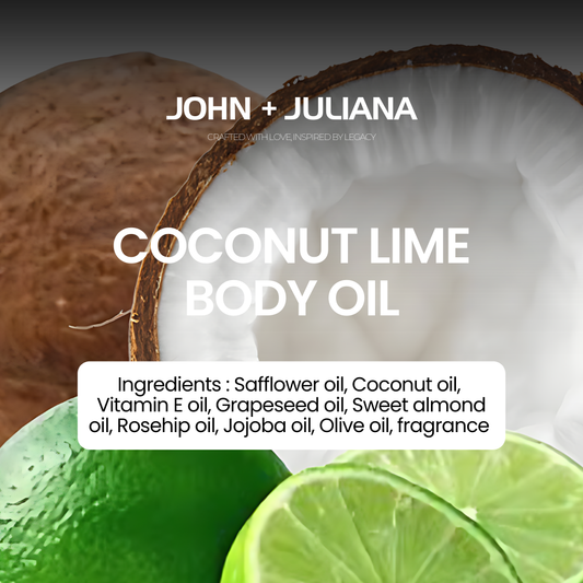 J + J | Scented Body Oil | Coconut Lime